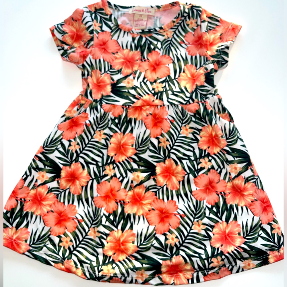 NEW Hawaiian style dress by Emma & Elsa size 2T